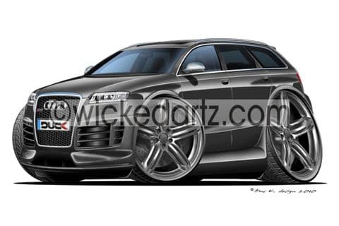 Audi RS6 Avant Black DK (Items from £9.50)