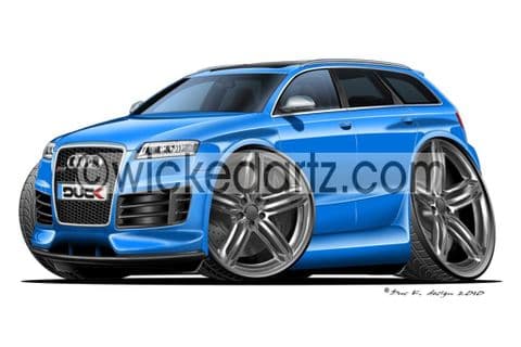 Audi RS6 Avant Blue DK (Items from £9.50)