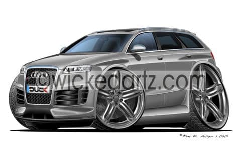 Audi RS6 Avant Grey DK (Items from £9.50)