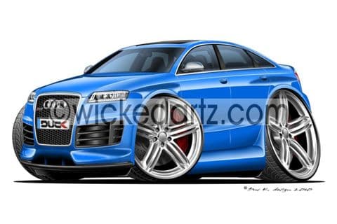 Audi RS6 Blue DK (Items from £9.50)