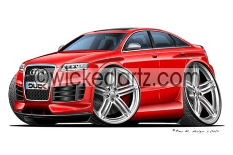 Audi RS6 Red DK (Items from £9.50)