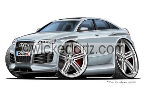 Audi RS6 Silver DK (Items from £9.50)