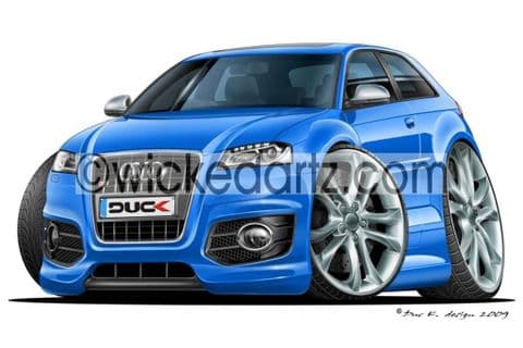 Audi S3 Blue DK (Items from £9.50)