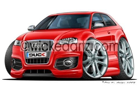Audi S3 Red DK (Items from £9.50)