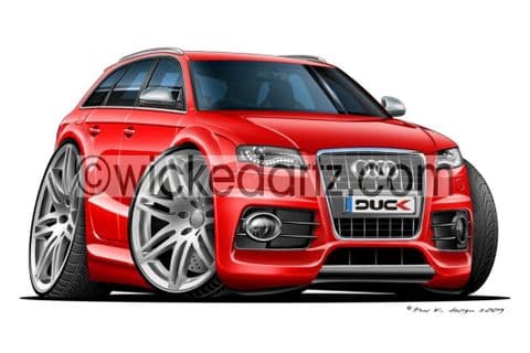 Audi S4 Avant Red DK (Items from £9.50)