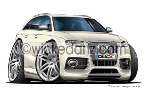 Audi S4 Avant White DK (Items from £9.50)