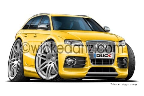 Audi S4 Avant Yellow DK (Items from £9.50)