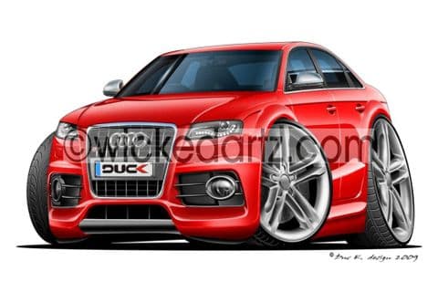 Audi S4 Red DK (Items from £9.50)