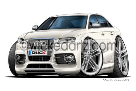 Audi S4 White DK (Items from £9.50)