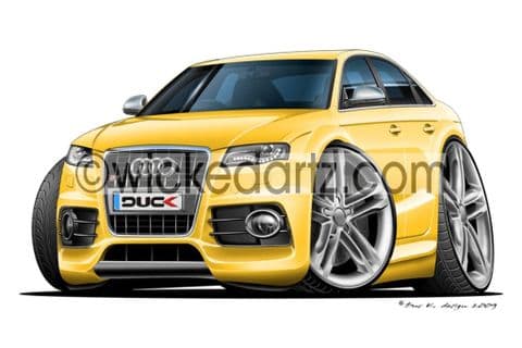 Audi S4 Yellow DK (Items from £9.50)