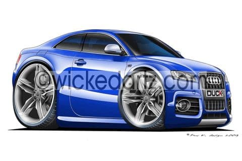 Audi S5 Blue DK (Items from £9.50)