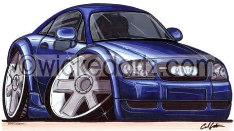 Audi TT Coupe Blue (Items from £9.50)