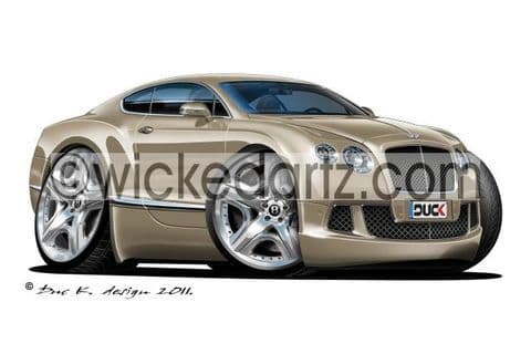 Bentley Continental GT Gold DK (Items from £9.50)