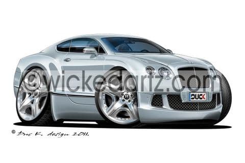 Bentley Continental GT Silver DK (Items from £9.50)