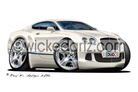 Bentley Continental GT White DK (Items from £9.50)