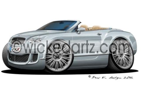 Bentley Continental GTC Silver DK (Items from £9.50)