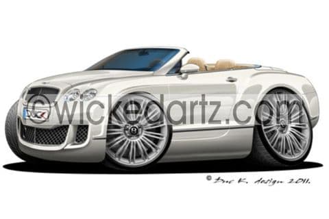 Bentley Continental GTC White DK (Items from £9.50)