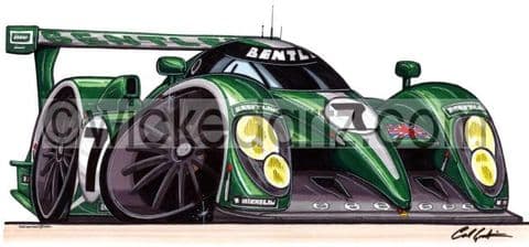 Bentley Speed 8 Le Mans Race Car Green (Items from £9.50)