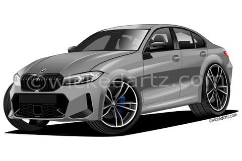 BMW 3 Series 2022+ Grey (Items from £9.50)