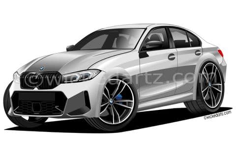 BMW 3 Series 2022+ Silver (Items from £9.50)