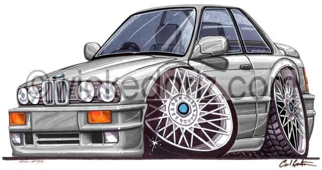 BMW E30 325 Silver (Items from £9.50)