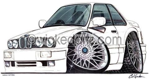 BMW E30 325 White (Items from £9.50)