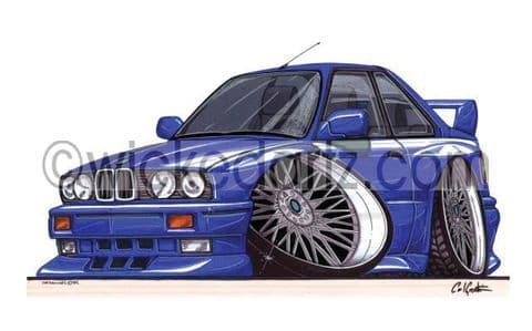 BMW E30 M3 Blue (Items from £9.50)