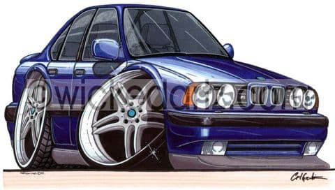 BMW E34 M5 Blue (Items from £9.50)