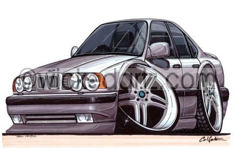 BMW E34 M5 Silver (Items from £9.50)