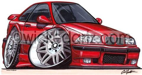 BMW E36 M3 Red (Items from £9.50)