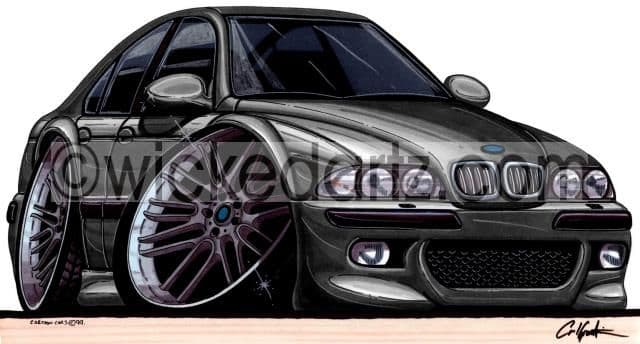 BMW E39 M5 Black  (Items from £9.50)