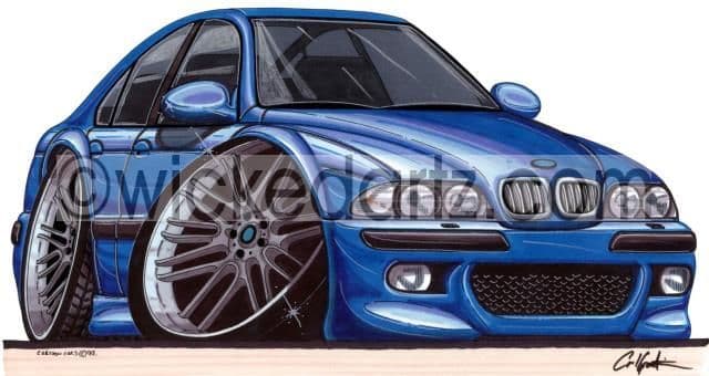 BMW E39 M5 Blue  (Items from £9.50)