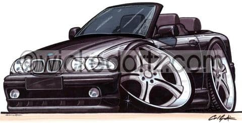BMW E46 3 Series Cabriolet Black (Items from £9.50)