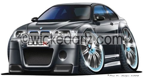 BMW E46 M3 Black DK (Items from £9.50)