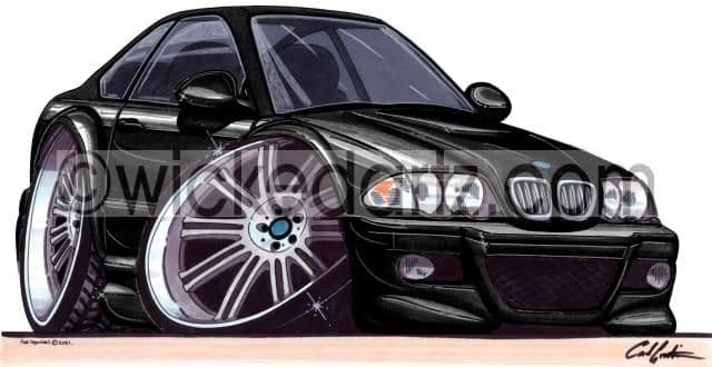BMW E46 M3 Black  (Items from £9.50)