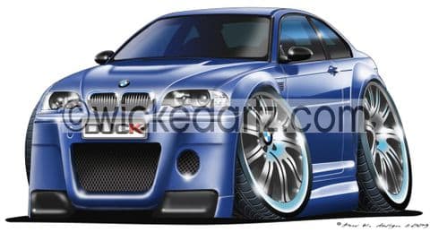 BMW E46 M3 Blue DK (Items from £9.50)