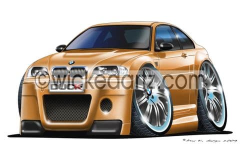 BMW E46 M3 Gold DK (Items from £9.50)