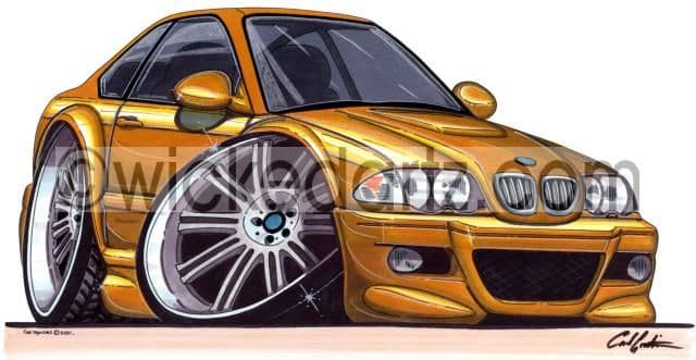 BMW E46 M3 Gold  (Items from £9.50)