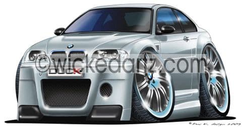 BMW E46 M3 Silver DK (Items from £9.50)