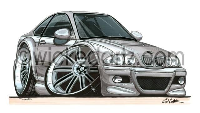 BMW E46 M3 Silver  (Items from £9.50)