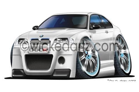 BMW E46 M3 White DK (Items from £9.50)