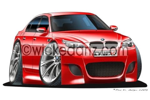 BMW E60 M5 Red DK (Items from £9.50)