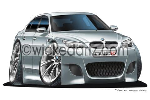 BMW E60 M5 Silver DK (Items from £9.50)