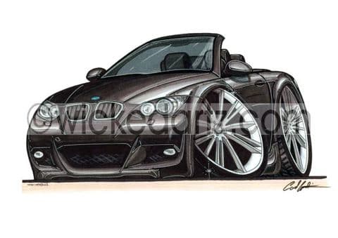 BMW E90 Cabriolet Black (Items from £9.50)