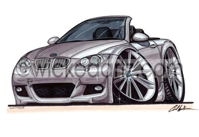 BMW E90 Cabriolet Silver  (Items from £9.50)