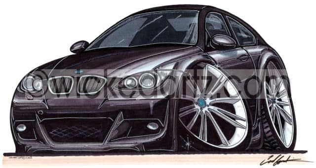 BMW E90 Coupe Black  (Items from £9.50)