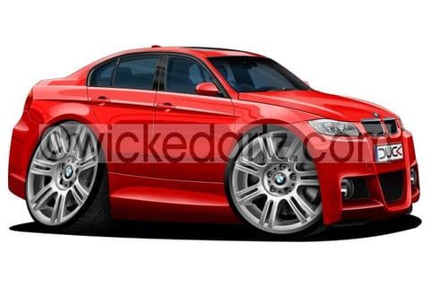 BMW E90 M3 Red DK (Items from £9.50)