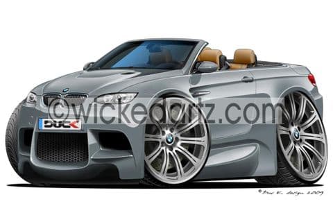 BMW E93 M3 Cabriolet Dark Grey DK (Items from £9.50)