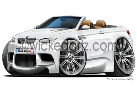BMW E93 M3 Cabriolet White DK (Items from £9.50)