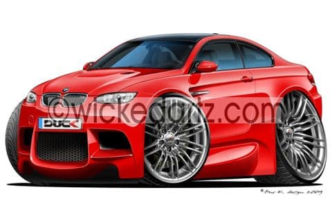 BMW E93 M3 Red DK (Items from £9.50)